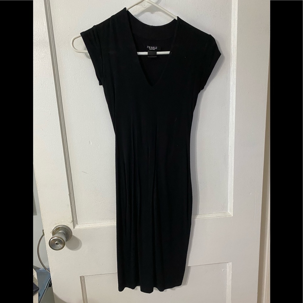 Cute black mini dress. Great for going out
